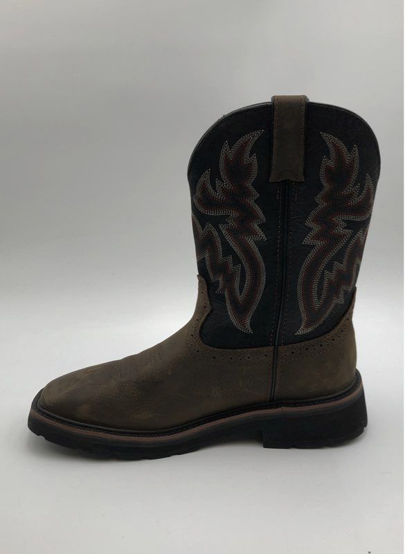 Wolverine Rancher W10846 Brown Waterproof Square Toe Work Boots Size 8.5