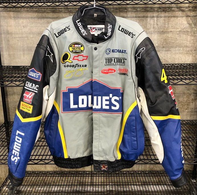 Vintage Chase Authentics NASCAR Jimmie Johnson Men's Pit Crew Jacket - Size XL