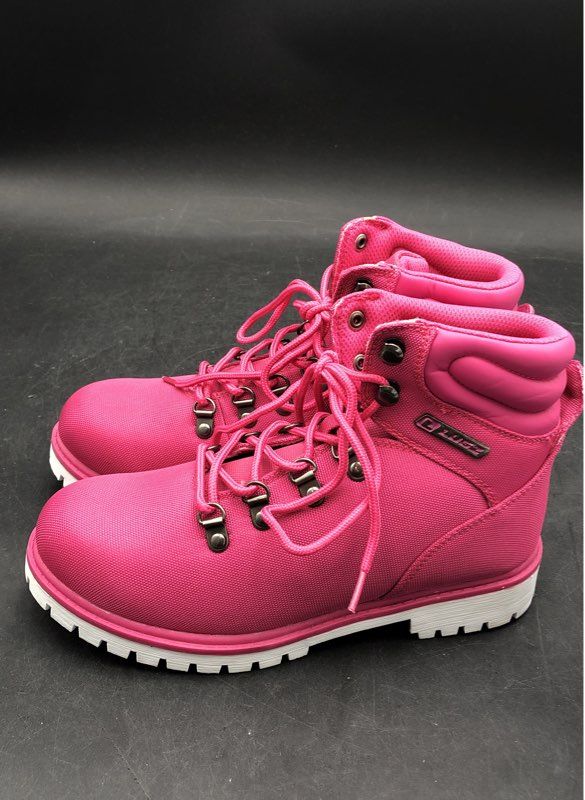 Lugz Women's Grotto II Pink Combat Boots - Size 6.5