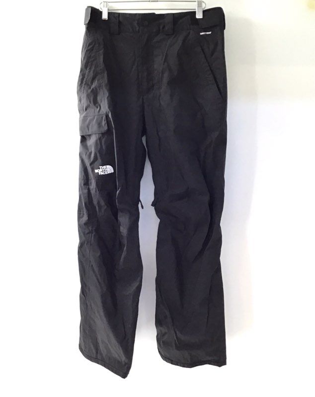 The North Face Men&#39;s Black Dryvent Straight Leg Snow Pants - Size Medium