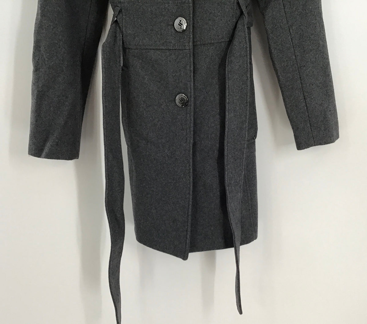 Kenneth Cole Women&#39;s Gray Trench Coat - Size 6