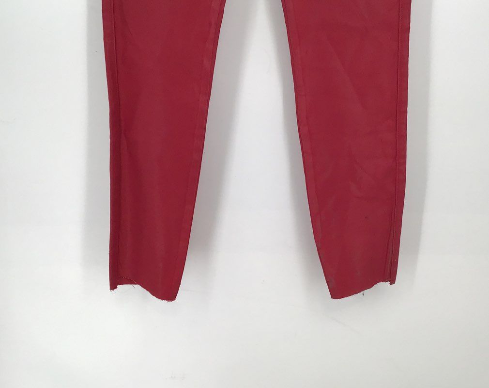 NWT Sam Edelman Women&#39;s Red Stiletto High Rise Ankle Skinny Jeans - Size 2/26