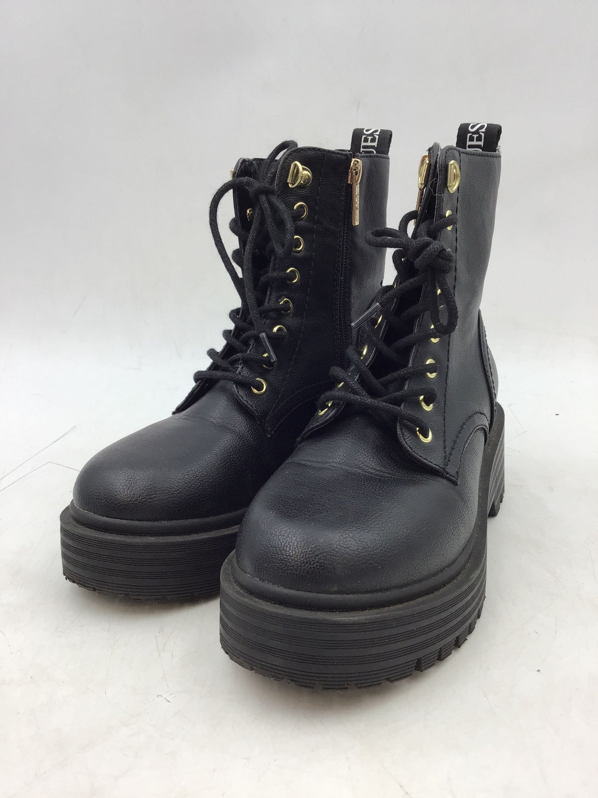 Guess Women&#39;s Black Biker Boots - Size 5.5M