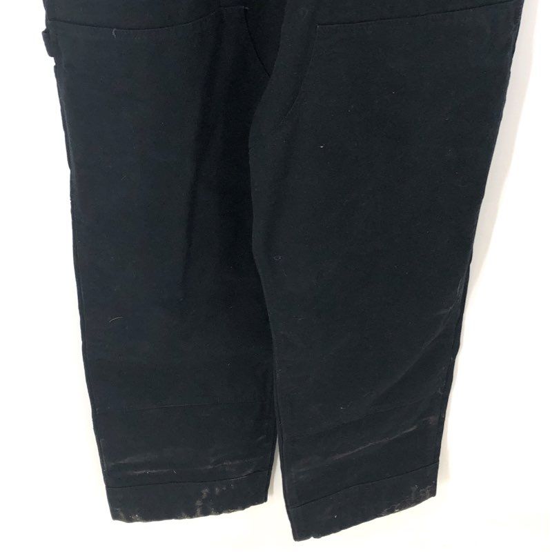 Carhartt Men's Black 10277001 Cotton One-Piece Overalls - Size 44x30