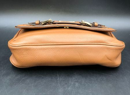 Michael Kors Brown Leather 'Jet Set' Crossbody Bag (+COA)