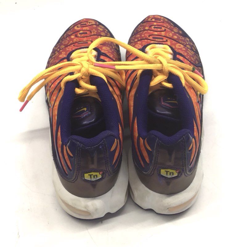 Nike Air Max Plus GS Back To School Regency Purple Laser Orange Size 5Y