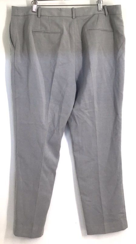Tahari Arthur S. Levine Women's Gray Straight Leg Dress Pants Suiting Sz 16