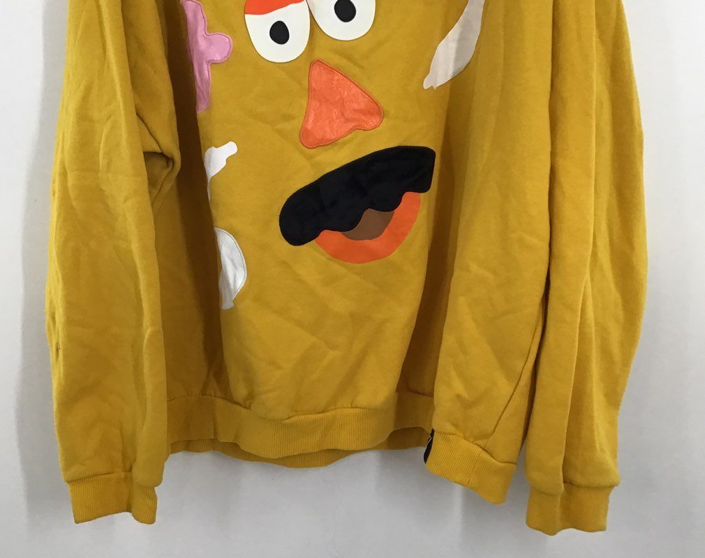 Disney Women&#39;s Yellow Toy Story Mr. Potato Head Sweatshirt - Size 2XL