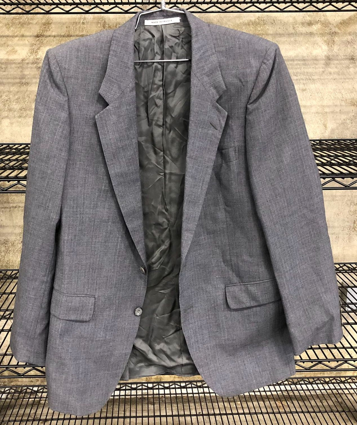 Yves Saint Laurent Men's Designer Grey Suit Jacket - Approx. Size M (+COA)