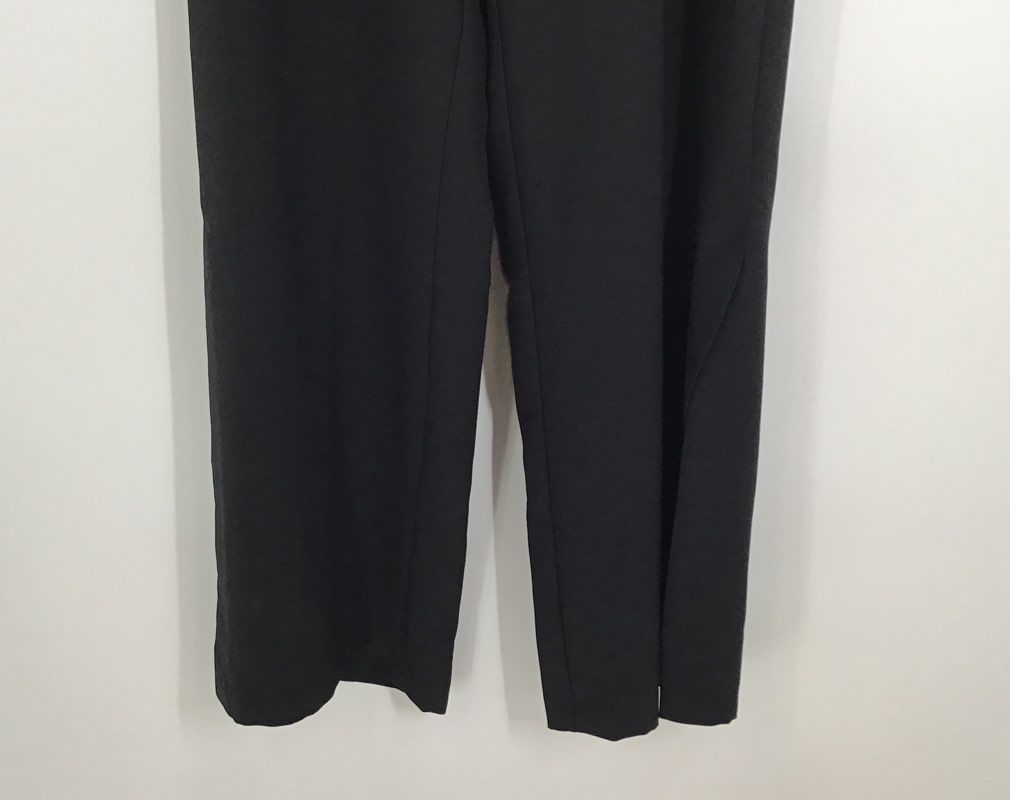 NWT Elle Jay Women&#39;s Black Straight Leg Side Zip Trouser Pants - Size 6