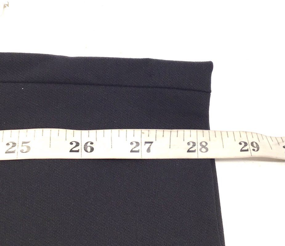 The Reset R Label Women's Black Stretch Tapered Straight Leg Pants Size S