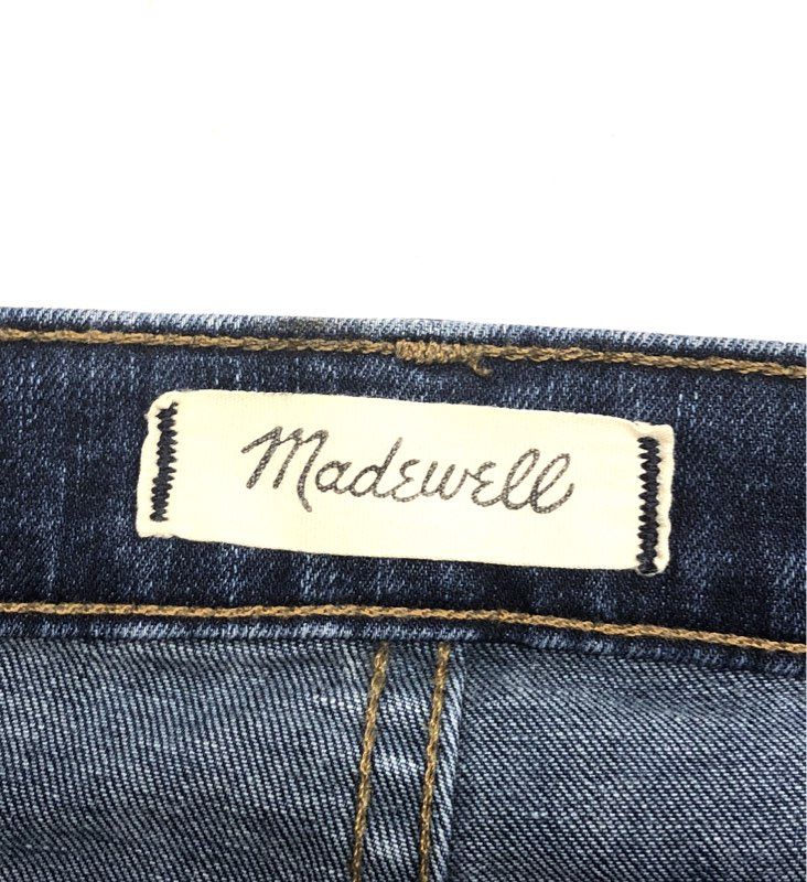 Madewell Women's 10" High-Rise Skinny Jeans Dark Wash Indigo Sz 27