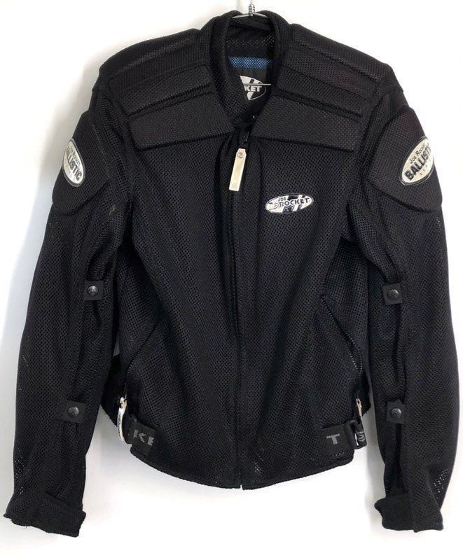 Joe Rocket Ballistic Series Racing Jacket and Pants Mesh Padded Black Size S