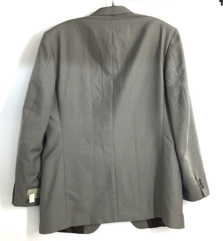 Vintage 90s Dario di Napoli Men's Gray Wool Blend Blazer Sport Coat Sz XL 46
