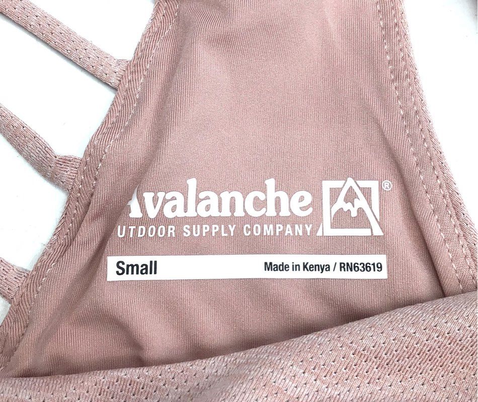Avalanche Outdoor Supply Women's Pink Strappy Back Performance Mini Dress Sz S