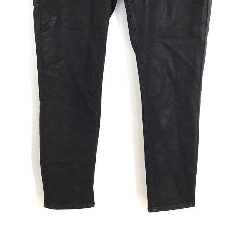 Paige Women's Margot Ankle High Rise Skinny Jeans Black Stretch Size 33