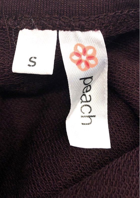 Peach Women's Sylvie Dress Wine Burgundy 3/4 Sleeve Tie Back Sz S NWT