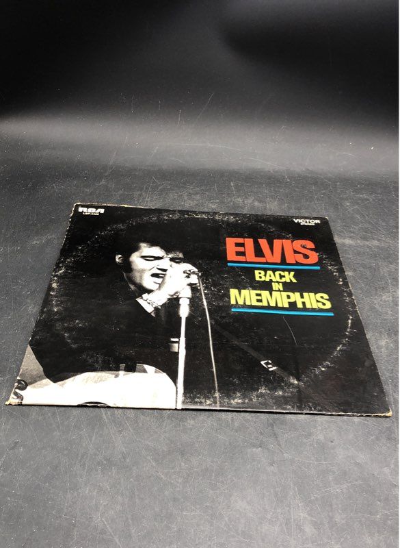 Elvis Back In Memphis Moody Blue & More Classic Rock Vinyl Records Lot Of 5