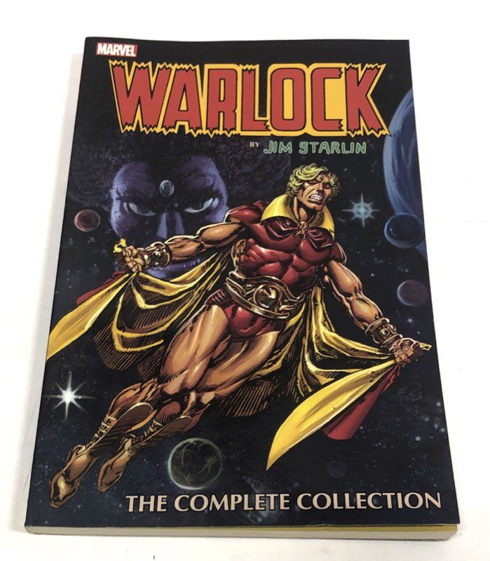 Warlock Starlin + Essential Iron Man Lot of 3 Marvel Comics Graphic Novels TPB