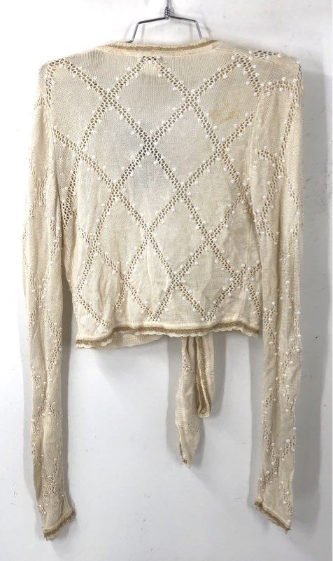 NWT Cache Women's Ivory Cardigan Sweater - Size S