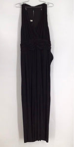 NWT Evan Picone Women's Black One-Piece Jumpsuit - Size 16