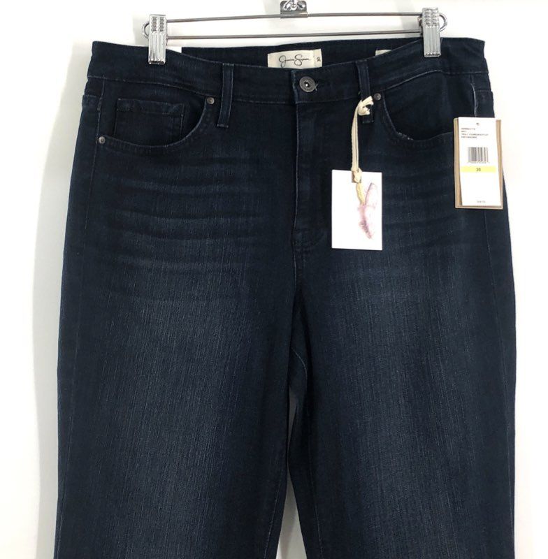 Jessica Simpson Women's Truly Yours Bootcut Jeans Dark Blue Denim NWT Sz 30
