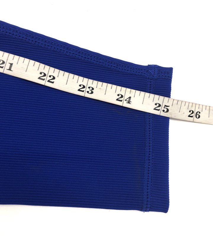 Wilo The Label Women's Royal Blue High Rise Ribbed Leggings Sz XS NWT