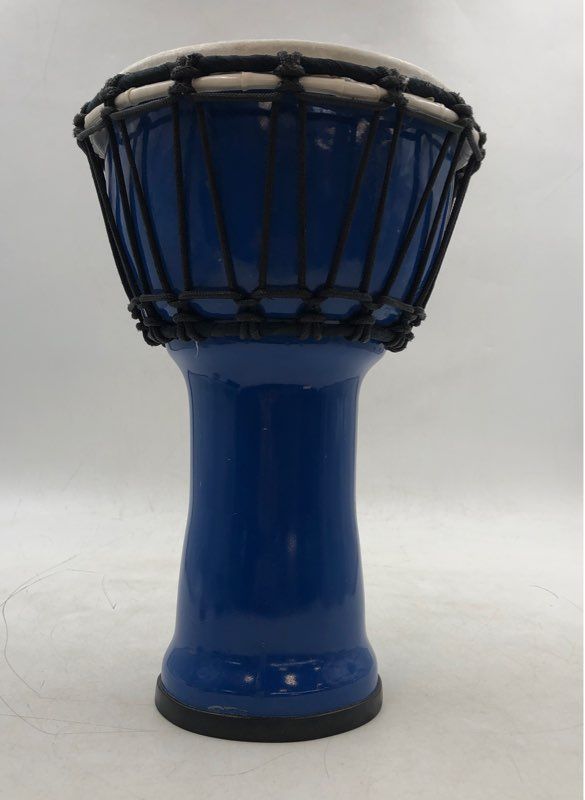 Meinl Blue Synthetic Compact Lightweight Musical Instrument Junior Djembe