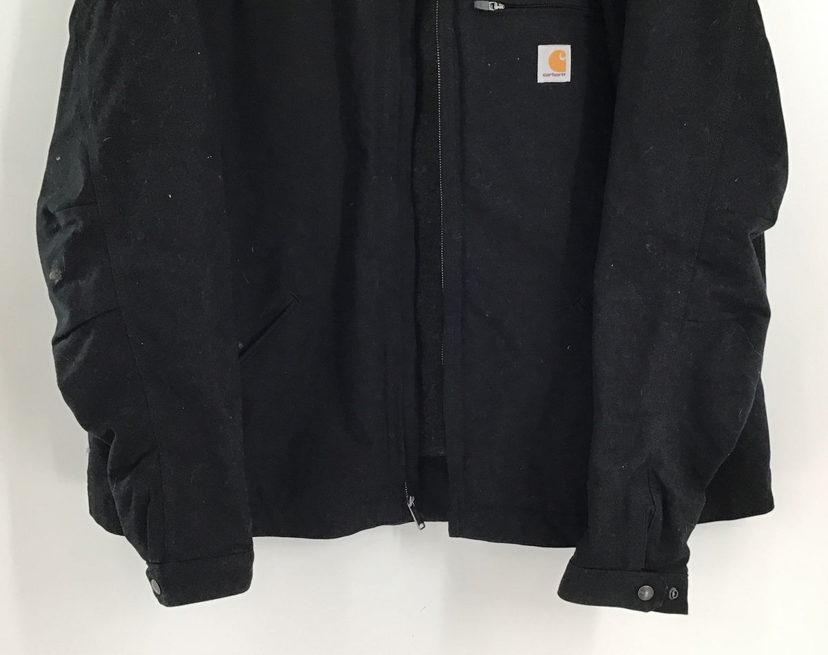 Carhartt Men&#39;s Black Kawasaki Engines Collared Full Zip Jacket - Size 3XL