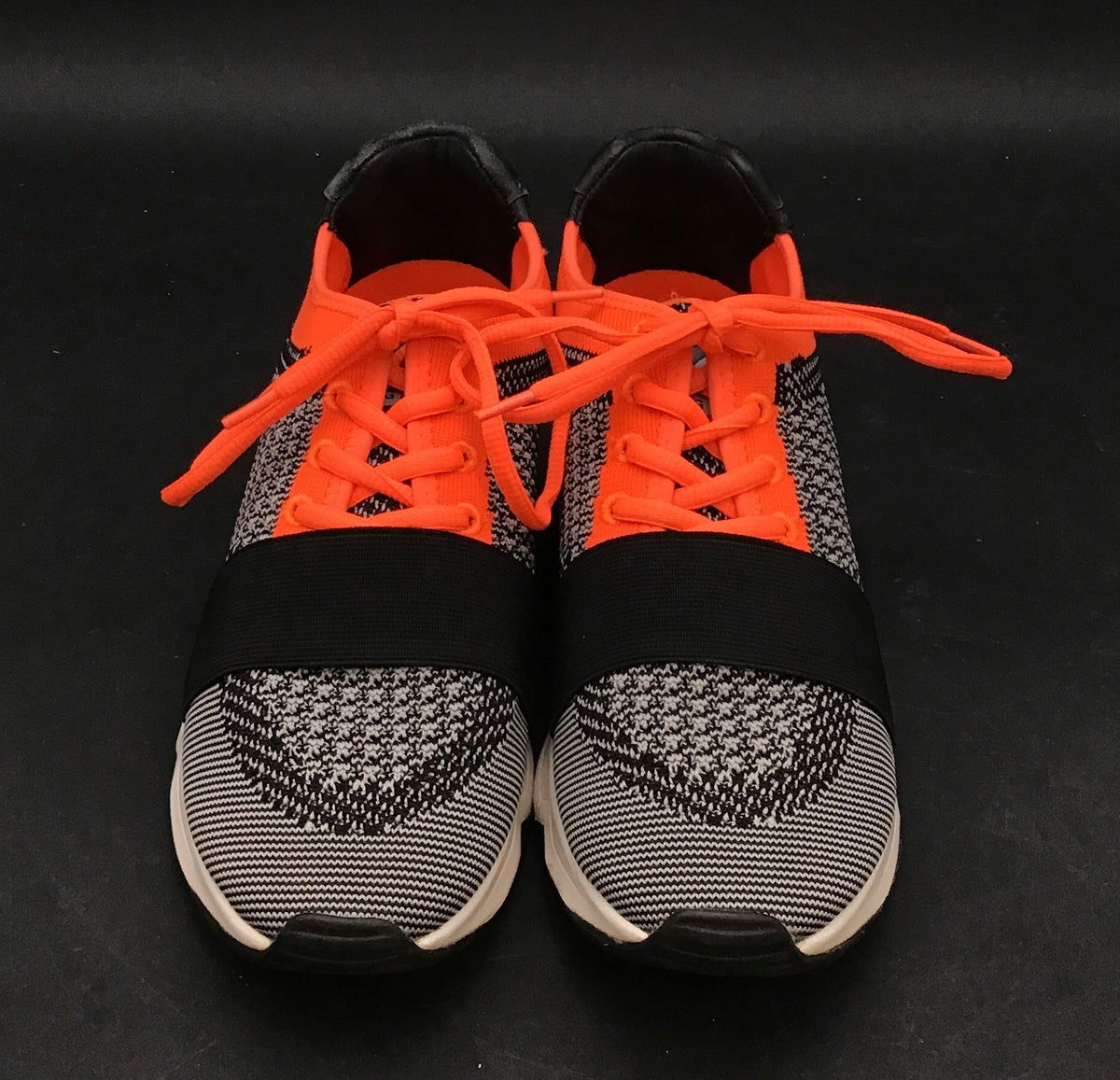 Ash Women's As Lacey Black Orange Athletic Shoes - Size 37