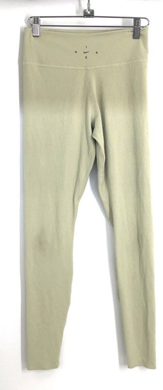 Nike Women's Yoga Dri-FIT Luxe Ribbed High Rise Leggings Sage Green Sz S