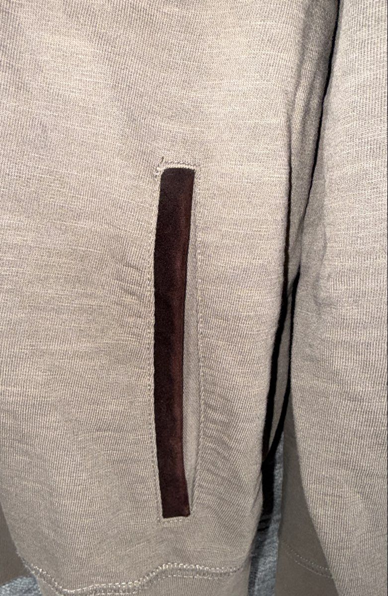 Billy Reid Men's Lot of 2 Full Zip Sweater Jacket Gray Brown Cotton XXL