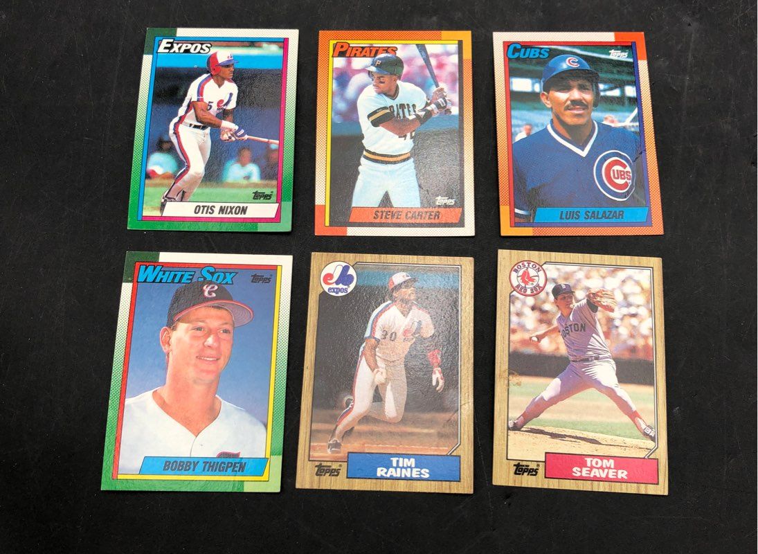Lot Of Topps Baseball MLB Cards. Medium Box, Unsorted
