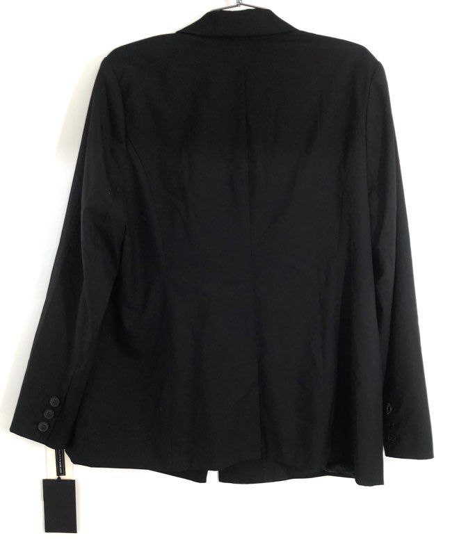 Halogen Women's Black One Button Blazer Jacket Stretch Notched Lapel Sz XL NWT
