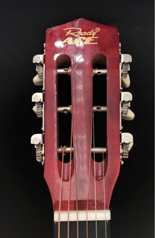 Ready ACE AG-30N 6-String Classical Acoustic Guitar Natural Top Red Finish