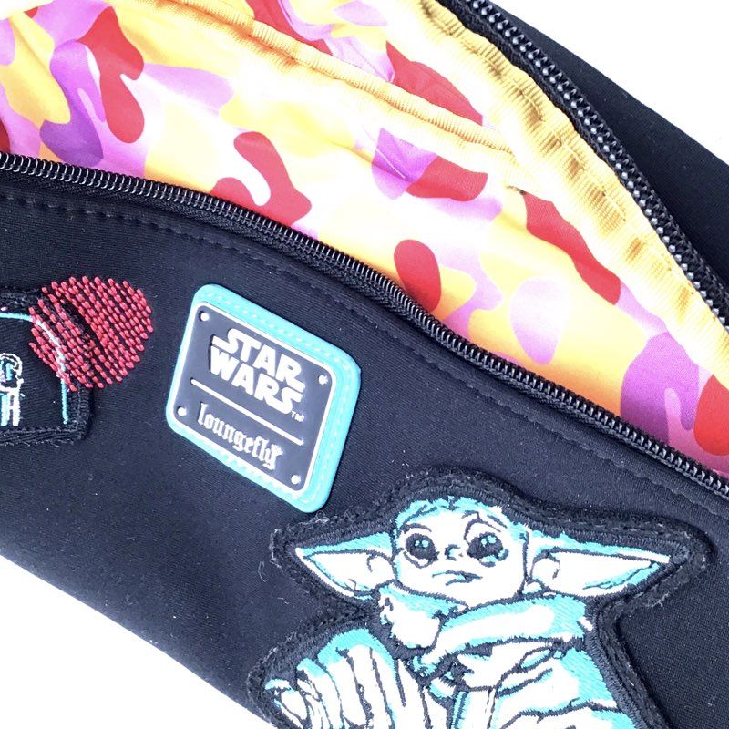 Loungefly Star Wars Baby Yoda Black Fanny Pack Bag