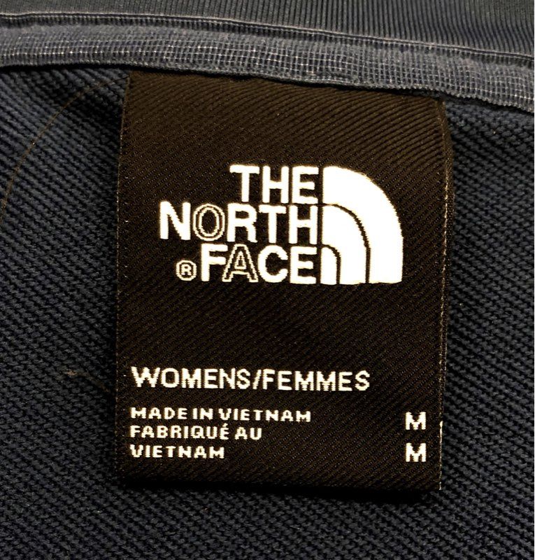 The North Face Women's Navy Blue Full Zip Hooded Jacket Stretch Thumbholes Sz M