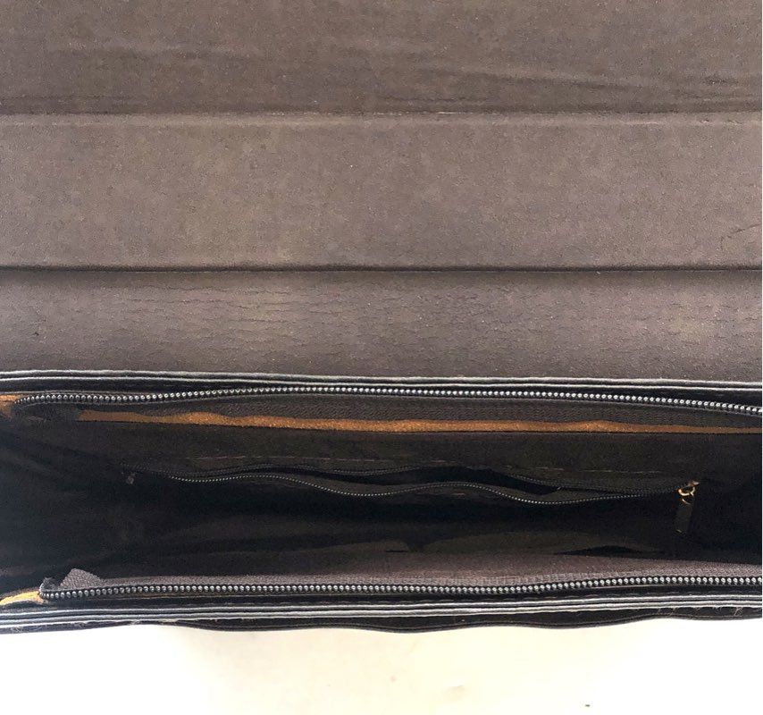 Polo Black Messenger Satchel Bag Crossbody Flap Logo