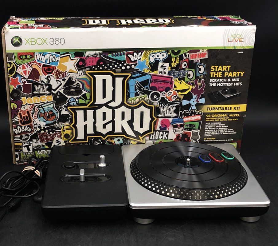 Activision DJ Hero Xbox 360 Wired Turntable Controller