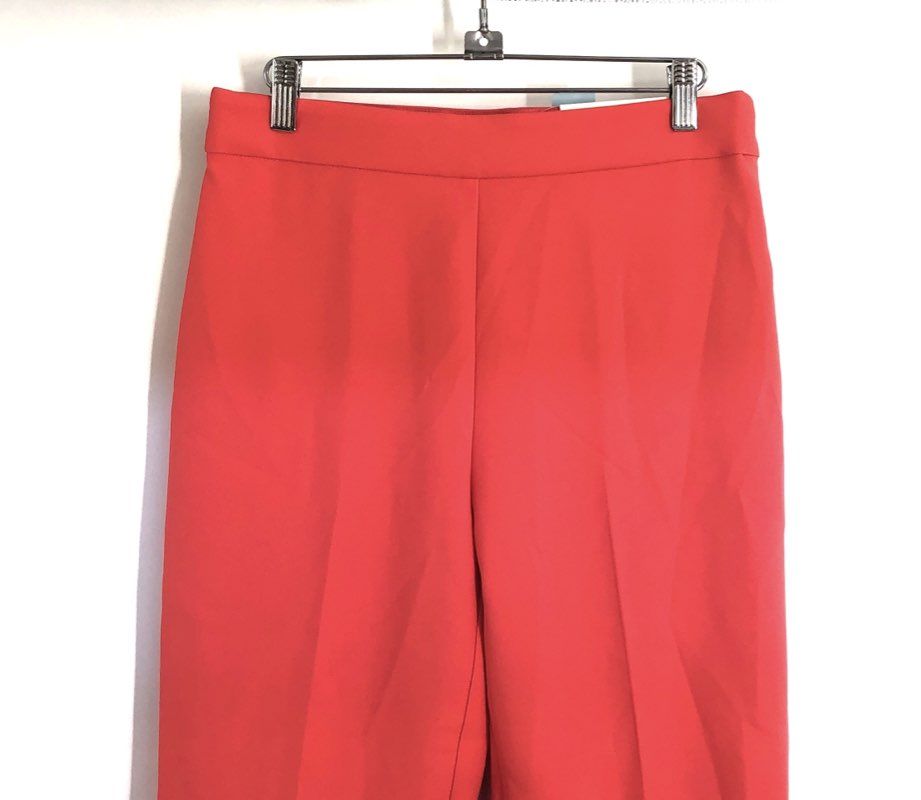 Ann Taylor Petite Women's Coral Side Zip Trousers Dress Pants NWT Size 6P