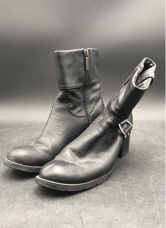 Harley-Davidson Women's Black Motorcycle Boots - Size 8