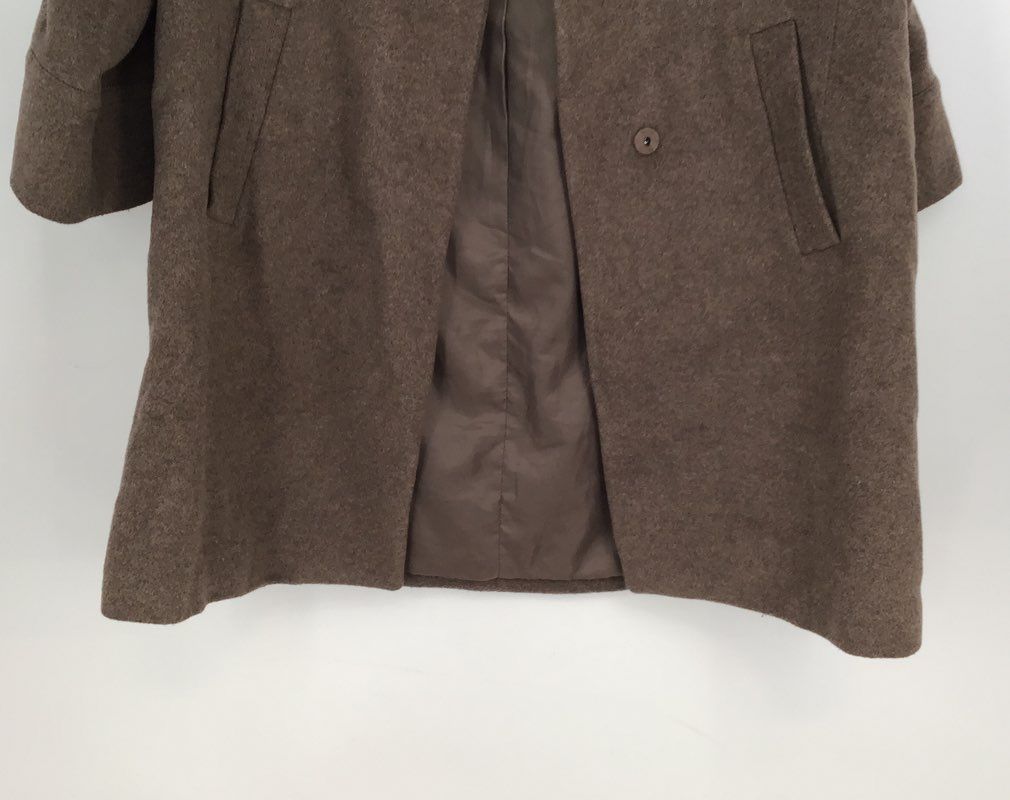 Pat Men&#39;s Brown Pea Coat - Size 100