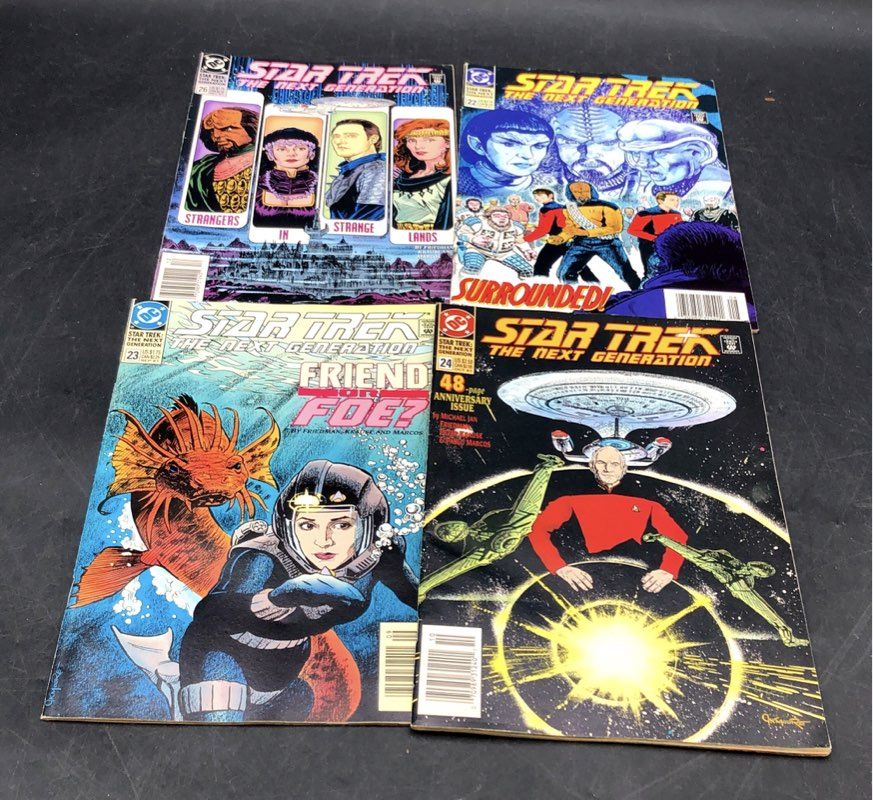 Comic Book Lot DC Marvel 1990s Star Trek X-Men Sci-Fi Superhero 25 Comics