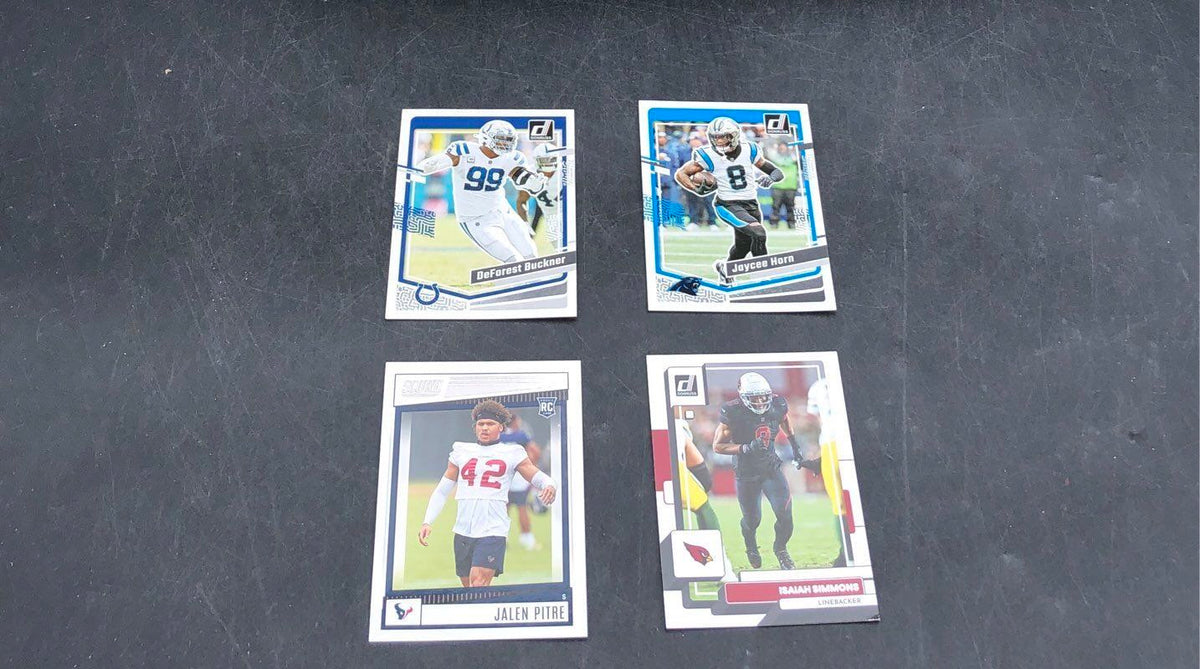 11:3.5lbs. Lot Of Mixed Sports Basketball, Football Cards. Medium Box, Unsorted