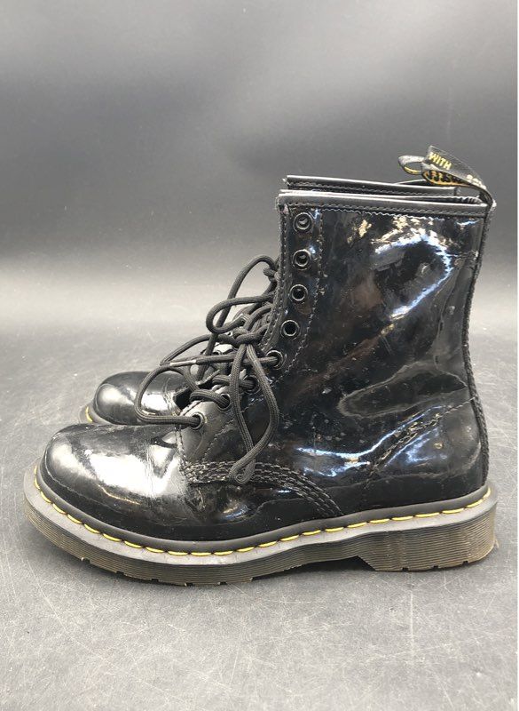 Dr. Martens Women's Black Combat Boots - Size 8