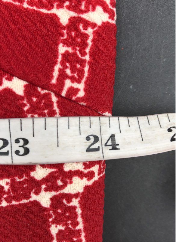 NWT Maya Brooke Crimson Red Grid Plaid Pearl Trim Blazer Jacket Sze 22W