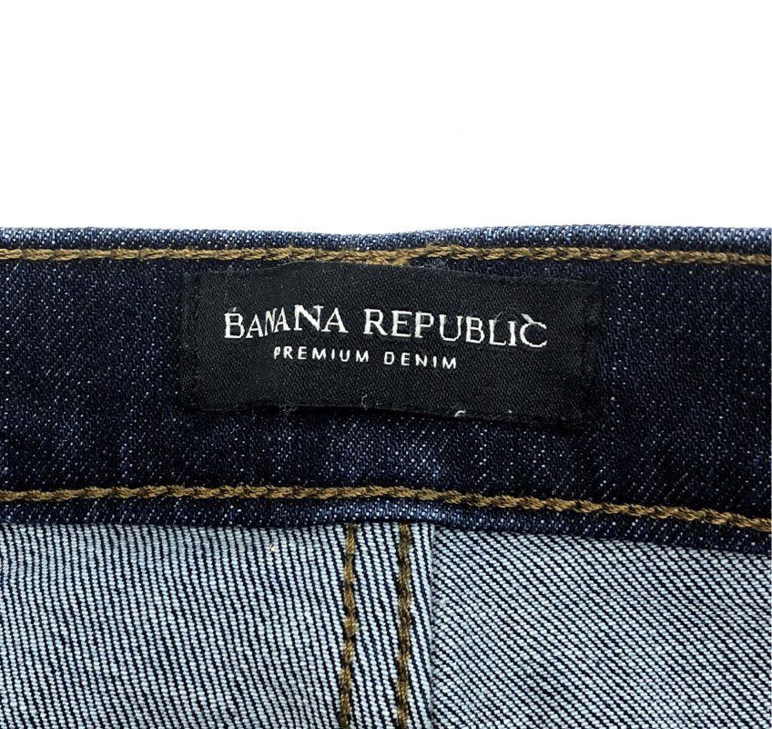 Banana Republic Women's Dark Wash Skinny Premium Denim Jeans Size 28