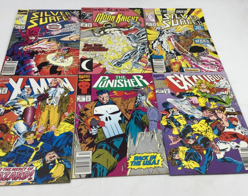 Marvel Wolverine, Wonder Man, X-Man, The Punisher &amp; More Comic Books Lot