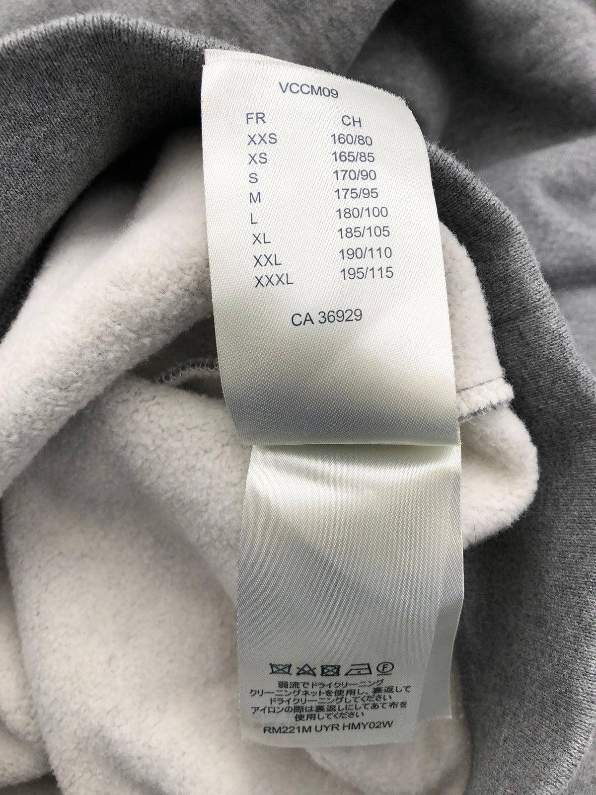 Louis Vuitton Women's Grey\Black 'Boyfriend' Sweatshirt-Size: Large (+COA)