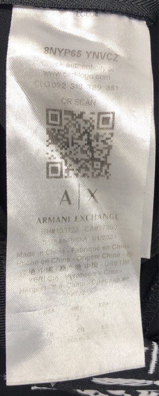 Armani Exchange Women's Black Icon Period Pleated Wide Leg Trousers Sz 2